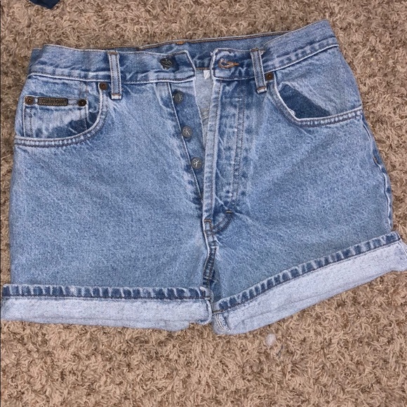 Calvin Klein Pants - Vintage RARE 😱 Button Down Calvin Klein Shorts